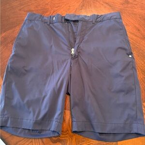 Polo by Ralph Lauren Dark Blue Flat Front Shorts